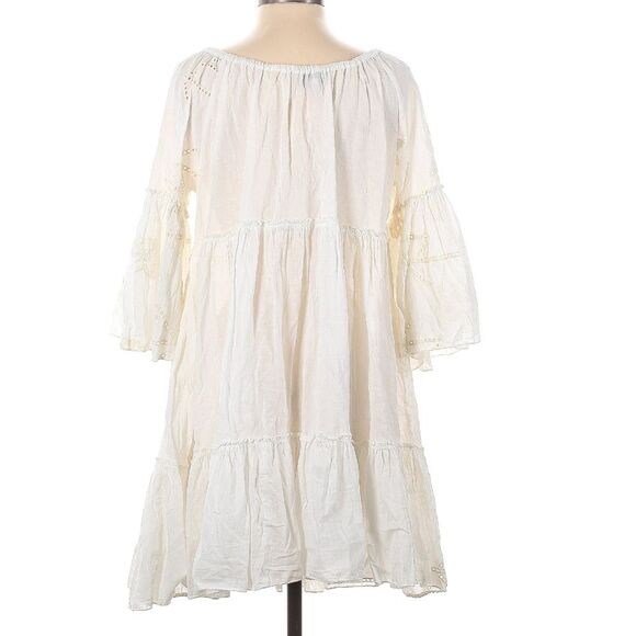 Sunny Studio Embroidered White Fairy Dress Mini One Size - Picture 4 of 9